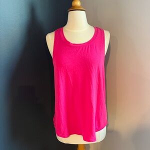GapFit Hot Pink Racerback Tank Top Size S